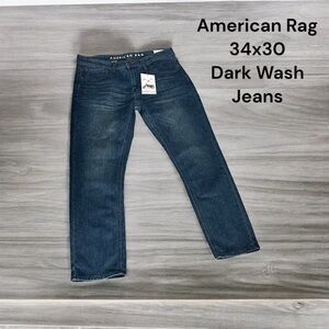 American Rag, 34x30, Dark wash, Slim fit, Jeans. G15